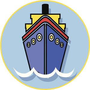 Cruise Drawing Titanic Ship - Cartoon Titanic Transparent Background, HD Png Download PNG image with transparent background