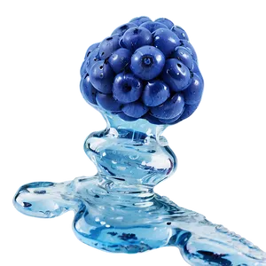 Icy Blue Raspberry Png Iuv19 PNG Image