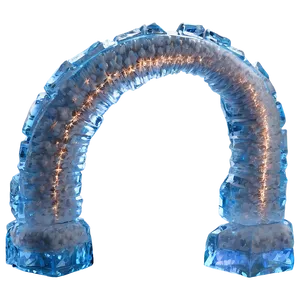 Icy Crystal Arc Png 06262024 PNG Image