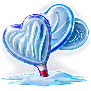 Icy Heart Lollipop Png Uma PNG Image