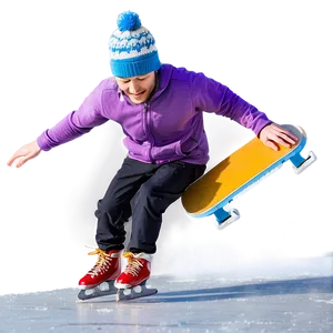 Icy Skating Journey Png Ykw PNG Image