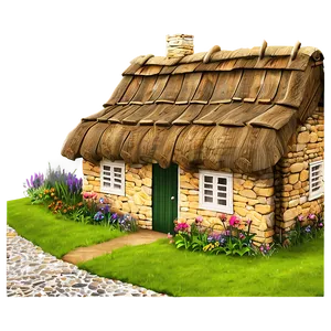 Idyllic Cottage Pathway Png Iim82 PNG Image