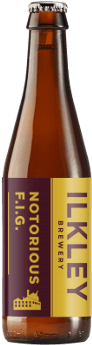 Ilkley Brewery Notorious F I G Beer Bottle PNG