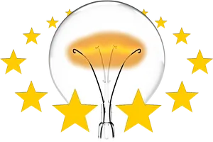 Illuminated Innovation Concept PNG Image