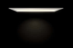 Illuminated L E D Panel Ceiling Light PNG image with transparent background