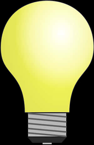 Illuminated Lightbulb Graphic PNG image with transparent background