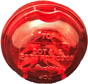 Illuminated Red Traffic Light Closeup.jpg PNG Image