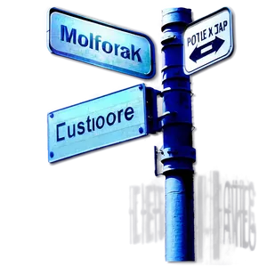 Illuminated Street Signs Png Tgn PNG Image