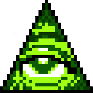 Illuminati Pixel Art, HD Png Download PNG image with transparent background