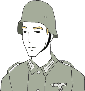 German Soldiers - Cartoon German Soldier Uniform, HD Png Download PNG