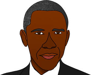 Obama Cartoon Png - Gentleman, Transparent Png PNG