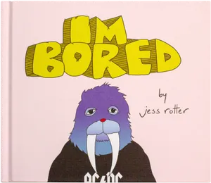 Im Bored Book Cover Art PNG Image