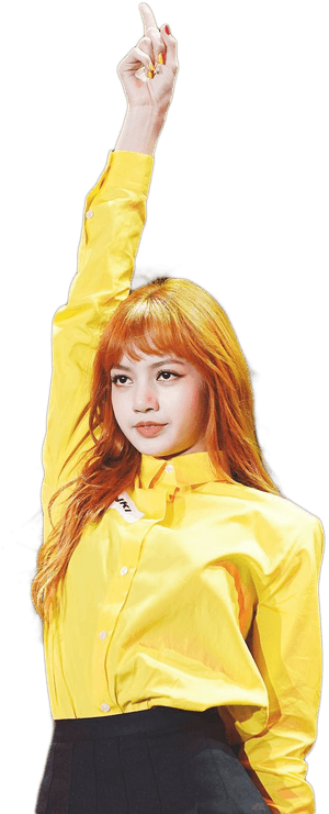 Image Id - - Lisa Blackpink Yellow, HD Png Download PNG image with transparent background