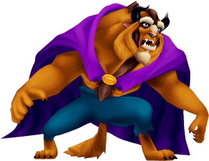 Image Of Beauty And The Beast Clipart - Kingdom Hearts Beast, HD Png Download PNG image with transparent background
