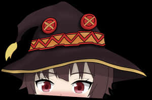 Image Of Megumin Peeker - Megumin Peeker, HD Png Download PNG image with transparent background