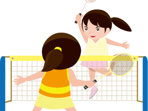 Image Royalty Free Library Badminton Badmitton Free - Playing Badminton Clipart, HD Png Download PNG image with transparent background