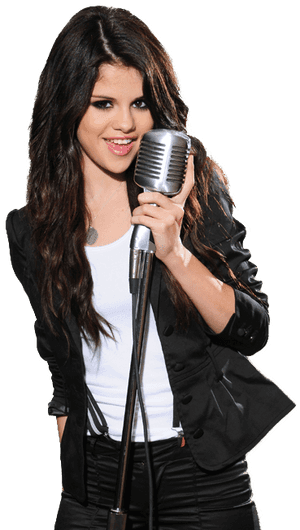 Image - Selena Gomez Singing Png, Transparent Png PNG image with transparent background