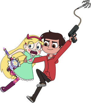 Imagenes De Marco Diaz Y Star Butterfly Abrazados, HD Png Download PNG image with transparent background