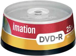 Imation D V D R Spindle Pack PNG Image