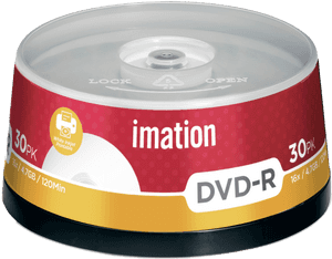 Imation D V D R Spindle Pack PNG image with transparent background