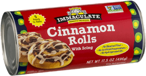 Immaculate Baking Cinnamon Roll 17.5 Oz, HD Png Download PNG image with transparent background