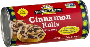 Immaculate Cinnamon Rolls Can PNG Image