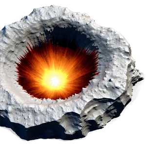 Impact Crater Realistic Png Mbt72 PNG Image