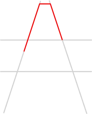 Impossible Triangle Illusion PNG Image