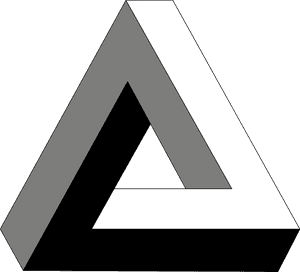 Vector Triangles Infinite - Penrose Triangle PNG