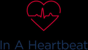 In A Heartbeat Logo PNG image with transparent background