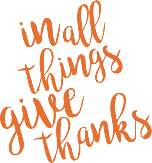 In All Things Give Thanks Svg Cut File - All Things Give Thanks, HD Png Download PNG image with transparent background
