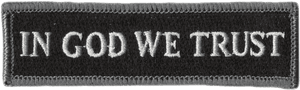 In God We Trust Patch PNG image with transparent background