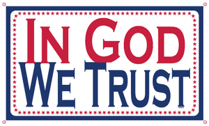 In God We Trust Signage PNG image with transparent background