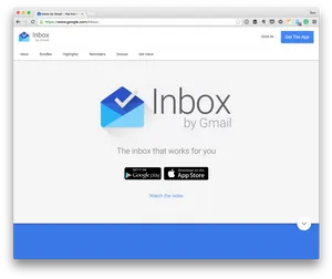 Inboxby Gmail Homepage Screenshot PNG Image