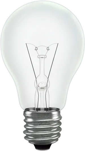 Incandescent Light Bulb Illumination PNG Image