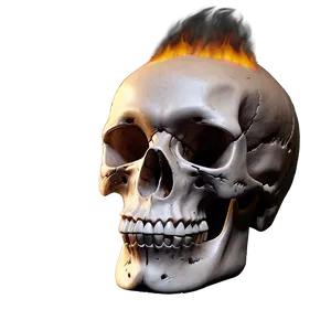 Incendiary Skull Design Png Gyd26 PNG Image