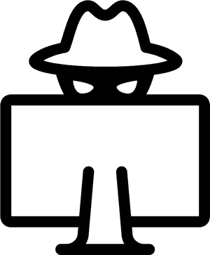 Incognito Hacker Icon PNG image with transparent background