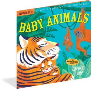 Indestructibles Baby Animals Book Cover PNG Image