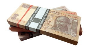 Indian Currency Notes Stacked PNG