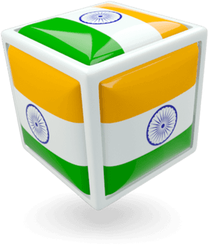 Icon Indian Flag Download - Cube Of Indian Flag, HD Png Download PNG image with transparent background
