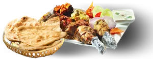 Indian Mixed Grill Platter PNG Image