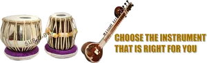 Indian_ Musical_ Instruments_ Selection PNG Image