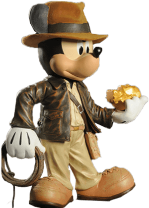 Indiana Jones Mickey Mouse - Disney Compra Indiana Jones, HD Png Download PNG image with transparent background
