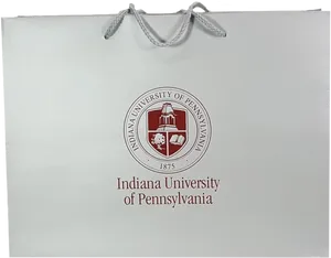 Indiana Universityof Pennsylvania Shopping Bag PNG Image