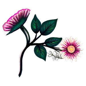 Indie Flower Illustration Png 06252024 PNG Image