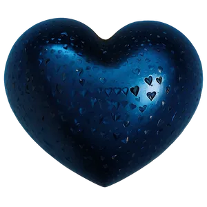 Indigo Blue Heart Emoji Png Ais PNG Image