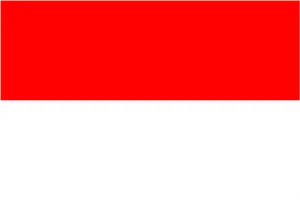 Indonesian_ Flag_ Horizontal_ Bicolor PNG Image