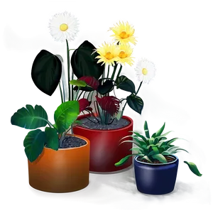 Indoor Plants With Flowers Png Jxj PNG Image