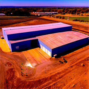 Indoor Warehouse Drone View PNG 48 PNG image with transparent background