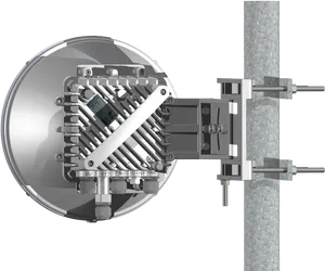 Industrial Clutch Mechanism PNG Image